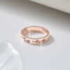 Birth Month Flowers Ring, Family Floral Ring, Gift for Mom,Mother Ring - Image 5